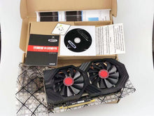 Load image into Gallery viewer, Used 2048SP Gaming Graphics Cards 256bit GDDR5 Desktop RX580 RX570 4GB 8GB RX 570 580 4 8 G GB Not Mining Gtx1060 Without CD
