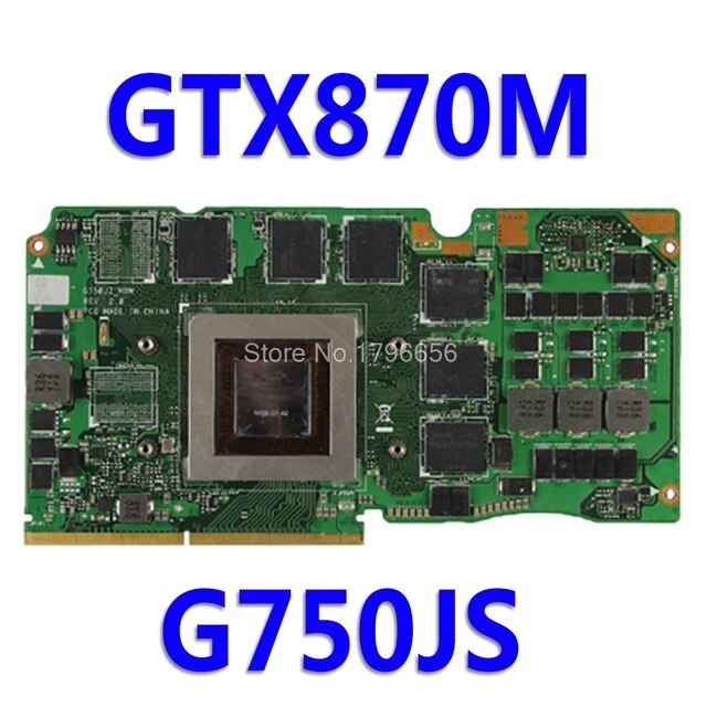 VGA CARD Graphic Video Card For ASUS G750J G750JH G750JW G750JS G750JM G750JX laptop card GeForce VGA CARD Graphics board